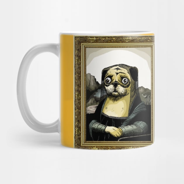 Mona Lisa the Pug by AlexRobinsonStuff